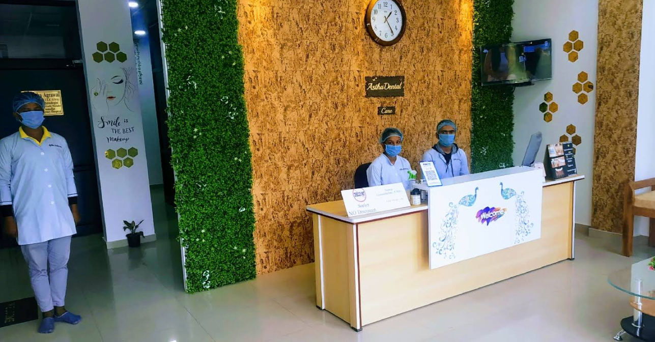 Astha Dental Main Hall Banner